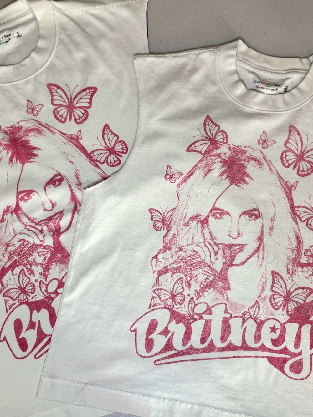 Abercrombie Britney Spears Matching Graphic Tanks S & XXS Y2K Pride Summer Set